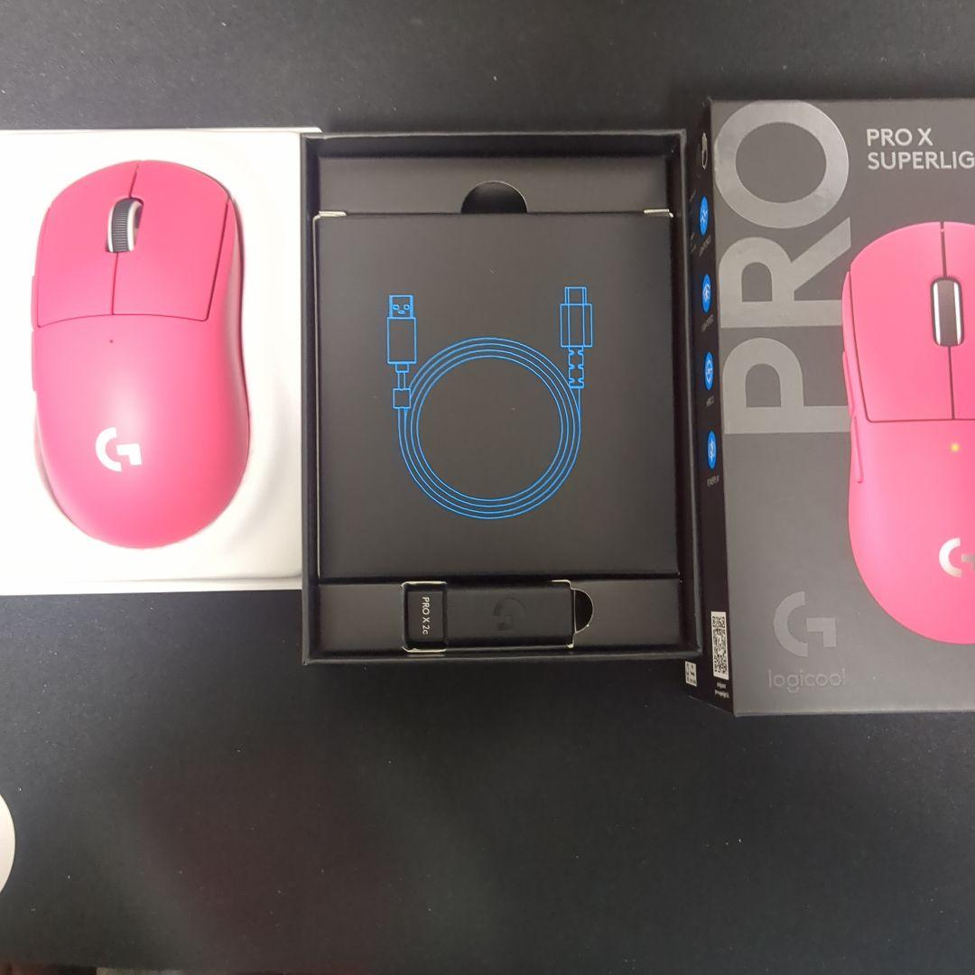 Logicool G PRO X SUPERLIGHT2c マゼンダ