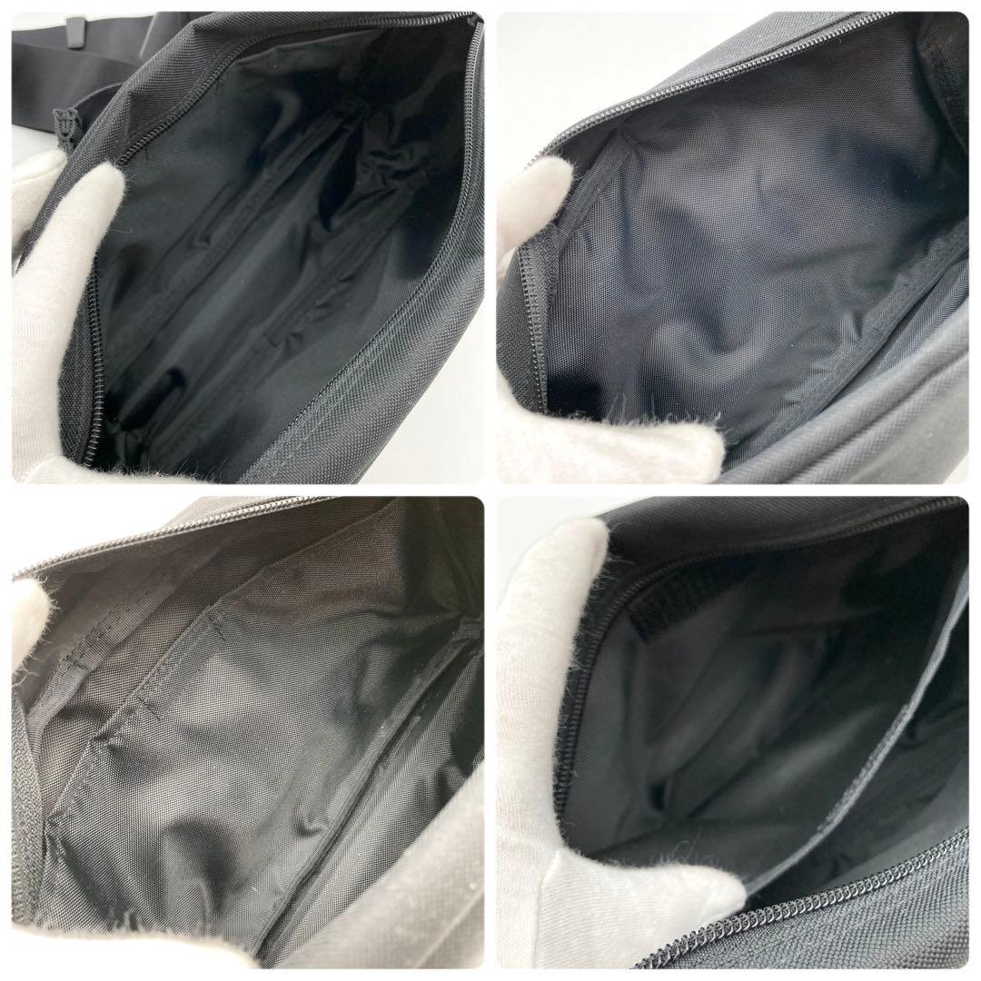 白ひげ✨PORTER 吉田カバン スモーキー ボディバッグ 黒 ポケット