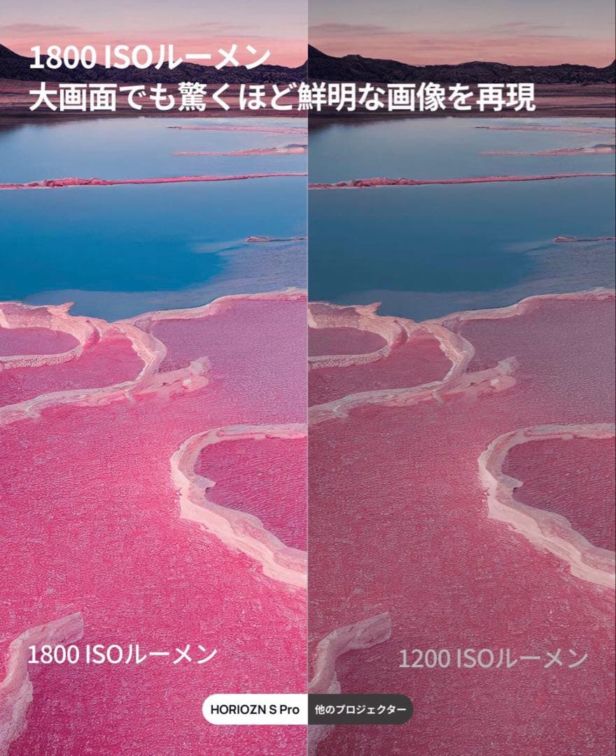 HORIZON S Pro（DLP方式 1800ISOルーメン 4K）