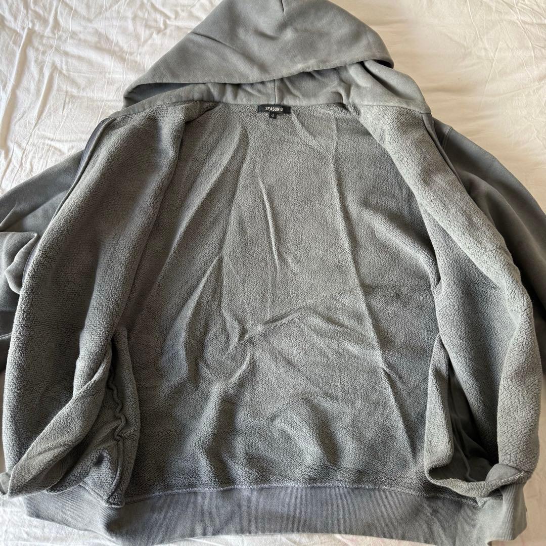 YEEZY SEASON 6ジップアップビッグパーカー カニエウエストグリーン