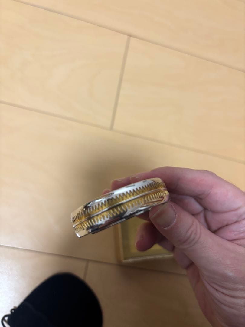 名作　サイズM アンダーカバー　GIZ柄バングル　ブレスレット シルバー925