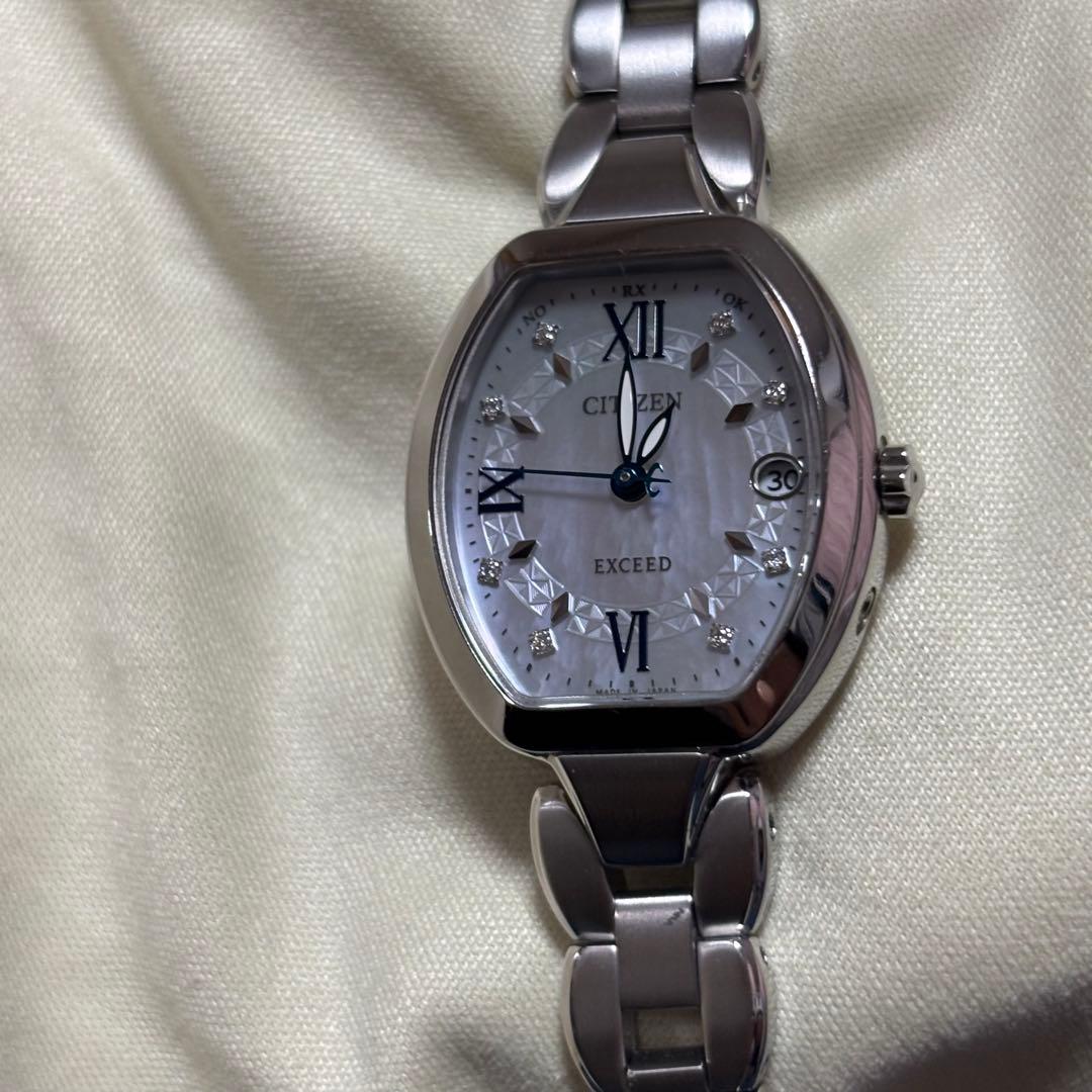 シチズン エクシード 電波ソーラー 8Pダイヤ♡即購入可♡