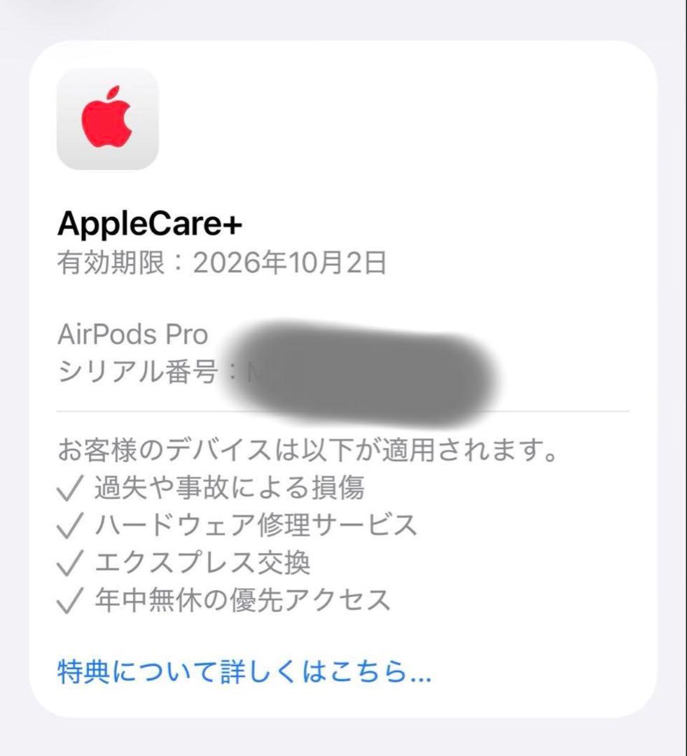 【正規品】Apple AirPodsPro 2 USB-C 保証あり