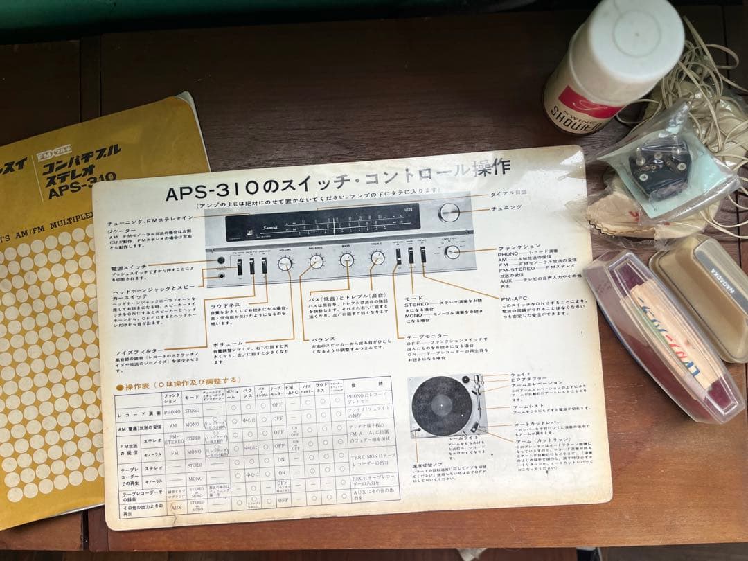 引き取り限定◼︎SANSUI サンスイ　コンパチブルステレオAPS-310