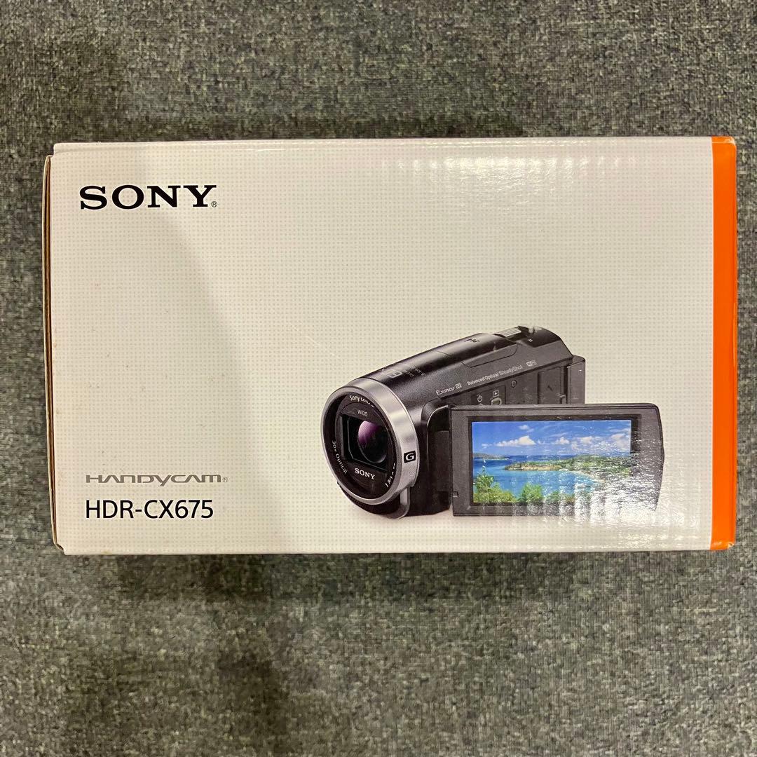【中古・美品】SONY HDR-CX675 SONY純正ケース・NP-FV70付