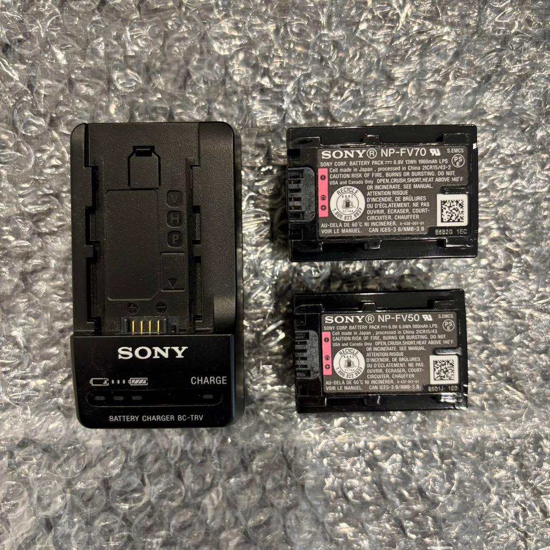 【中古・美品】SONY HDR-CX675 SONY純正ケース・NP-FV70付