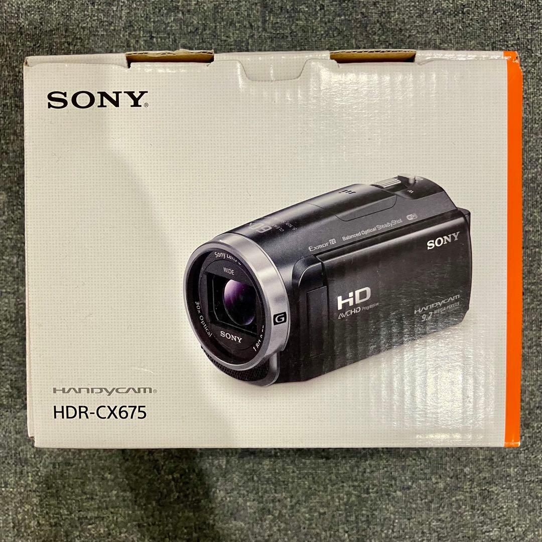 【中古・美品】SONY HDR-CX675 SONY純正ケース・NP-FV70付