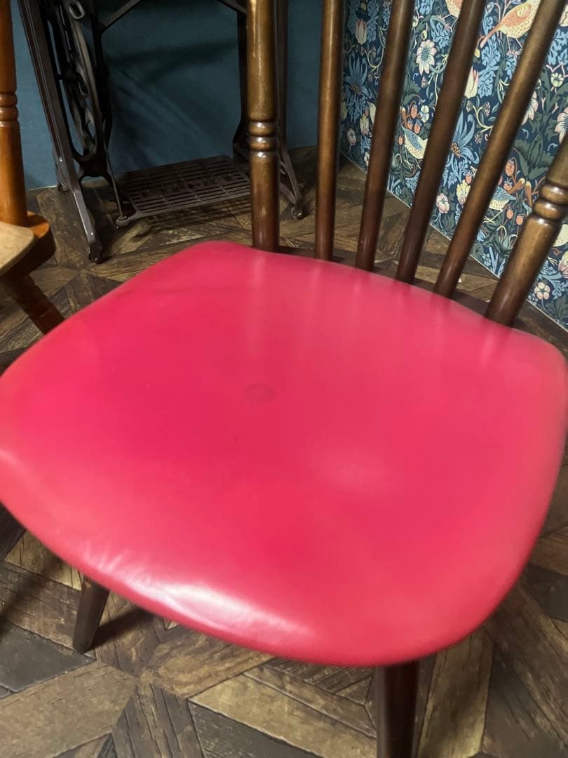 レトロチェア 昭和レトロ 椅子 セット 当時物 インテリア ビンテージ