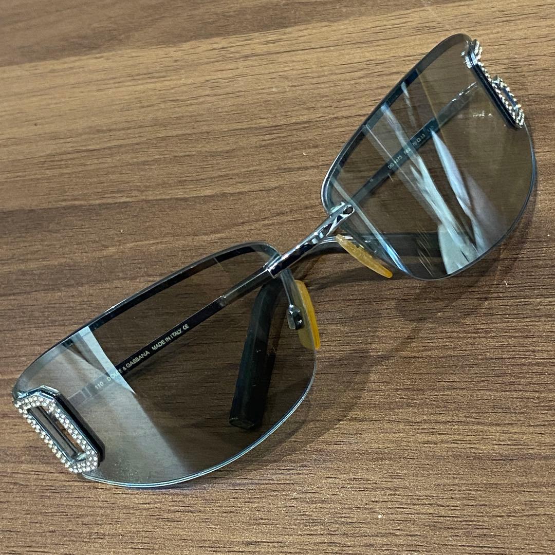 【DOLCE&GABBANA】ドルチェ＆ガッバーナ サングラス ラインストーン