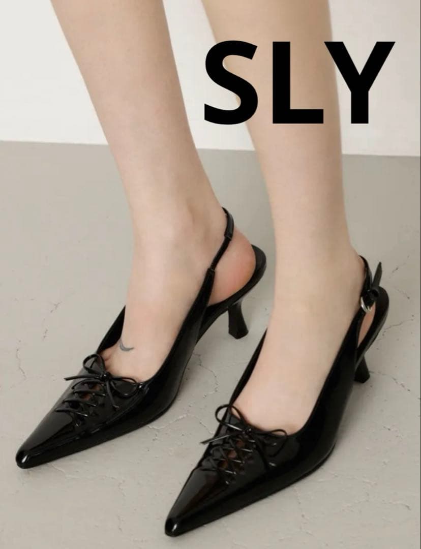 SLY スライ　パンプス　MICHIXSLY POINTED サンダル　Mサイズ