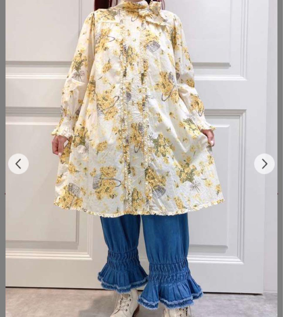 ピンクハウス　なのはな　チュニックブラウス