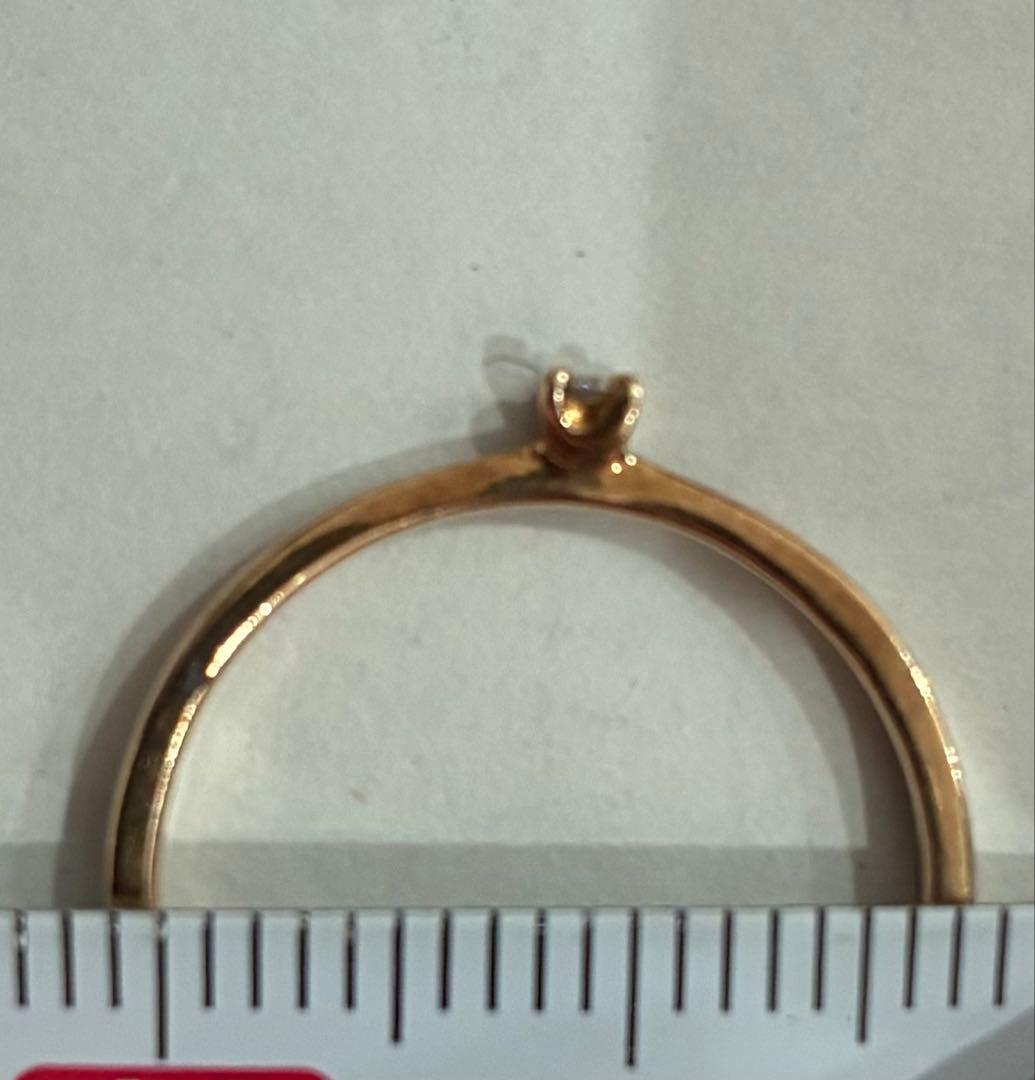 apete k10 ゴールド　ダイヤモンドリング