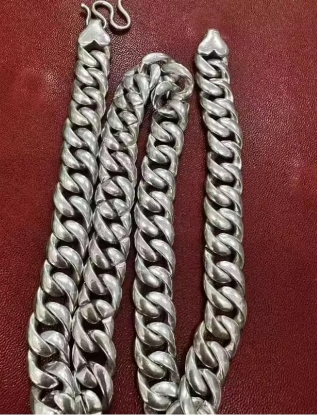 S925刻印 喜平ネックレス 約177g 重量級 ヴィンテージ メンズ　1