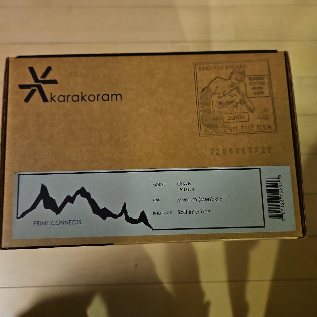 カラコラム GRIZZLY SPLIT BOARD BINDINGS未使用品