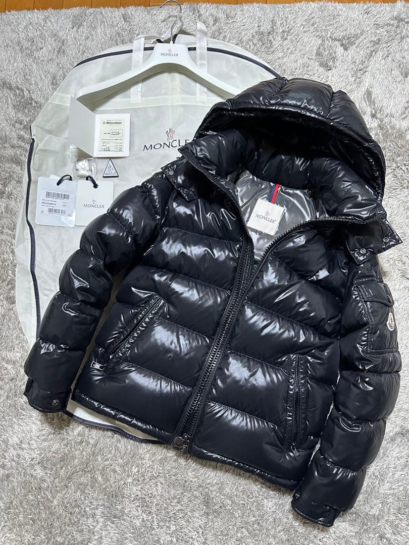 MONCLER MAYA ショートダウンジャケット ブラック サイズ0