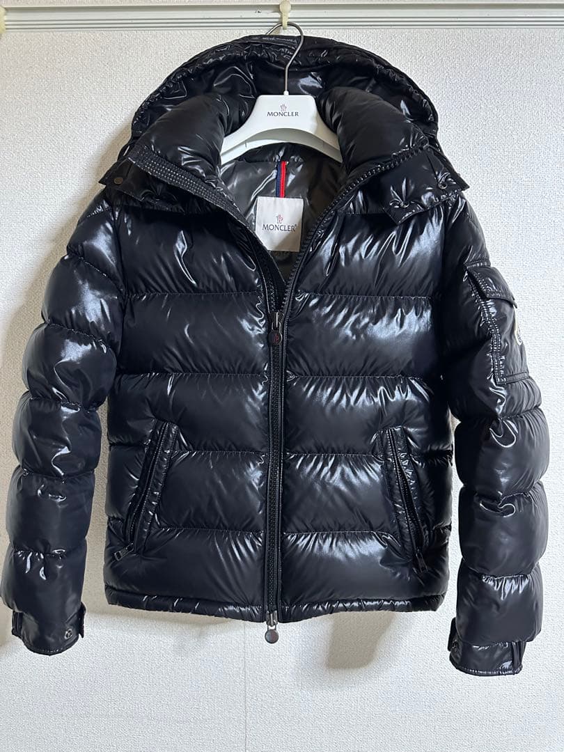 MONCLER MAYA ショートダウンジャケット ブラック サイズ0