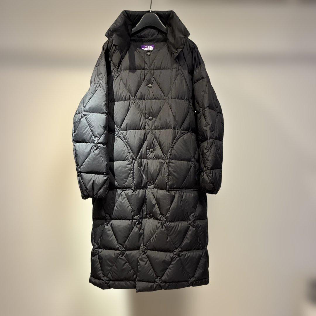 中古★ノースフェイス パープルレーベル フィールドダウンコート ブラック WS