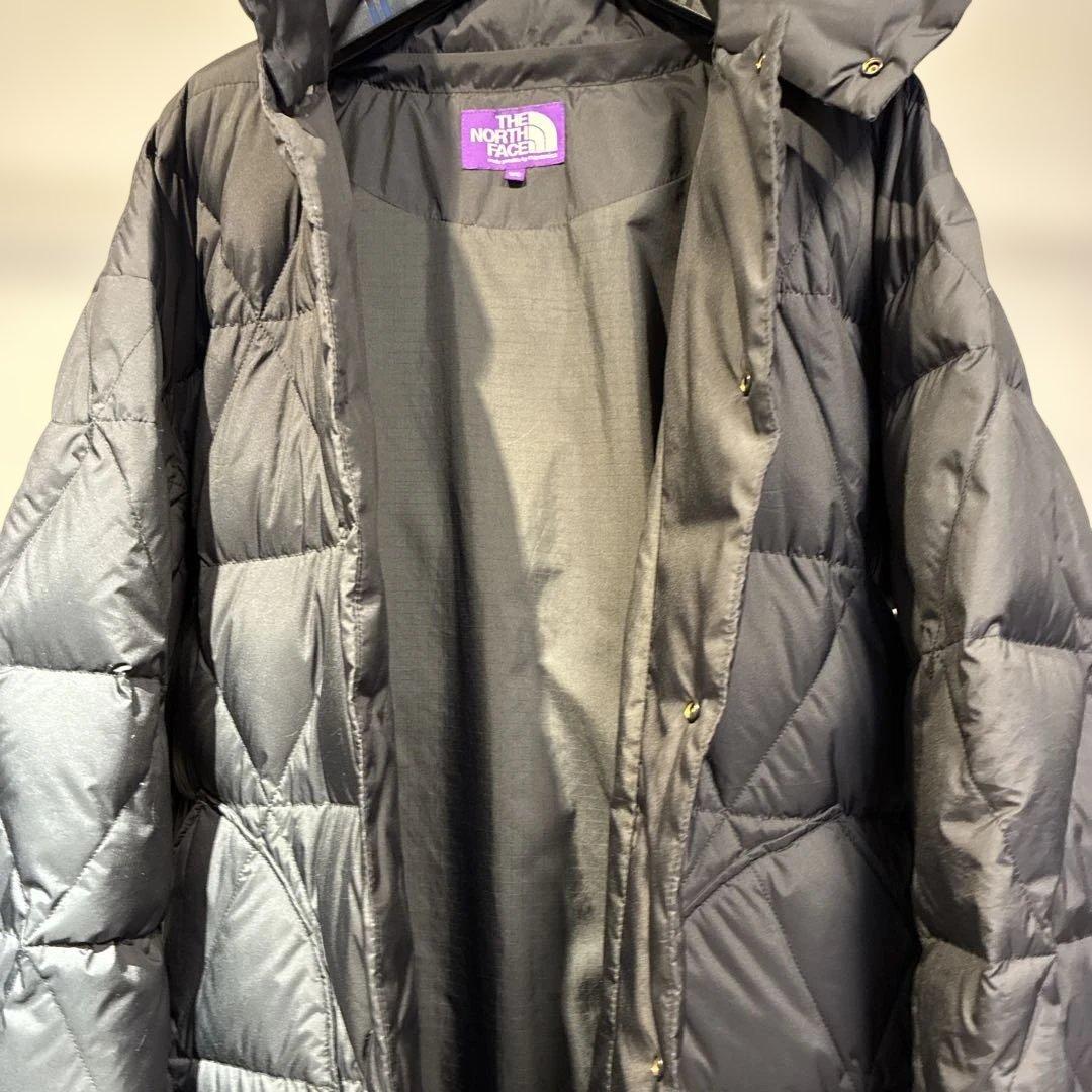 中古★ノースフェイス パープルレーベル フィールドダウンコート ブラック WS