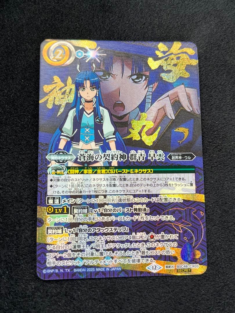 蒼海の契約神　群青 早雲　シークレット