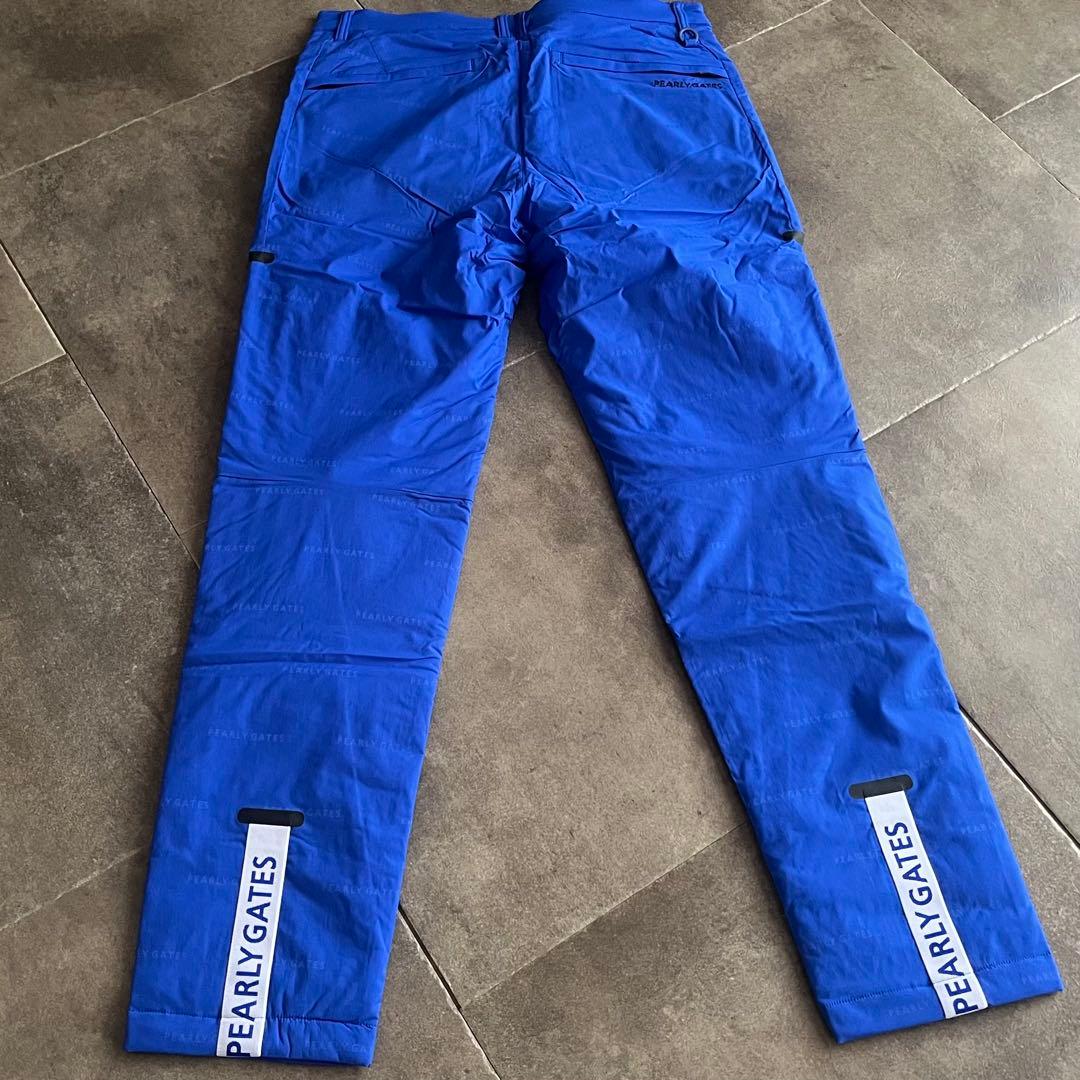 【新品】 パーリーゲイツ ナイロンストレッチロゴジャガード パンツ 5 Lサイズ