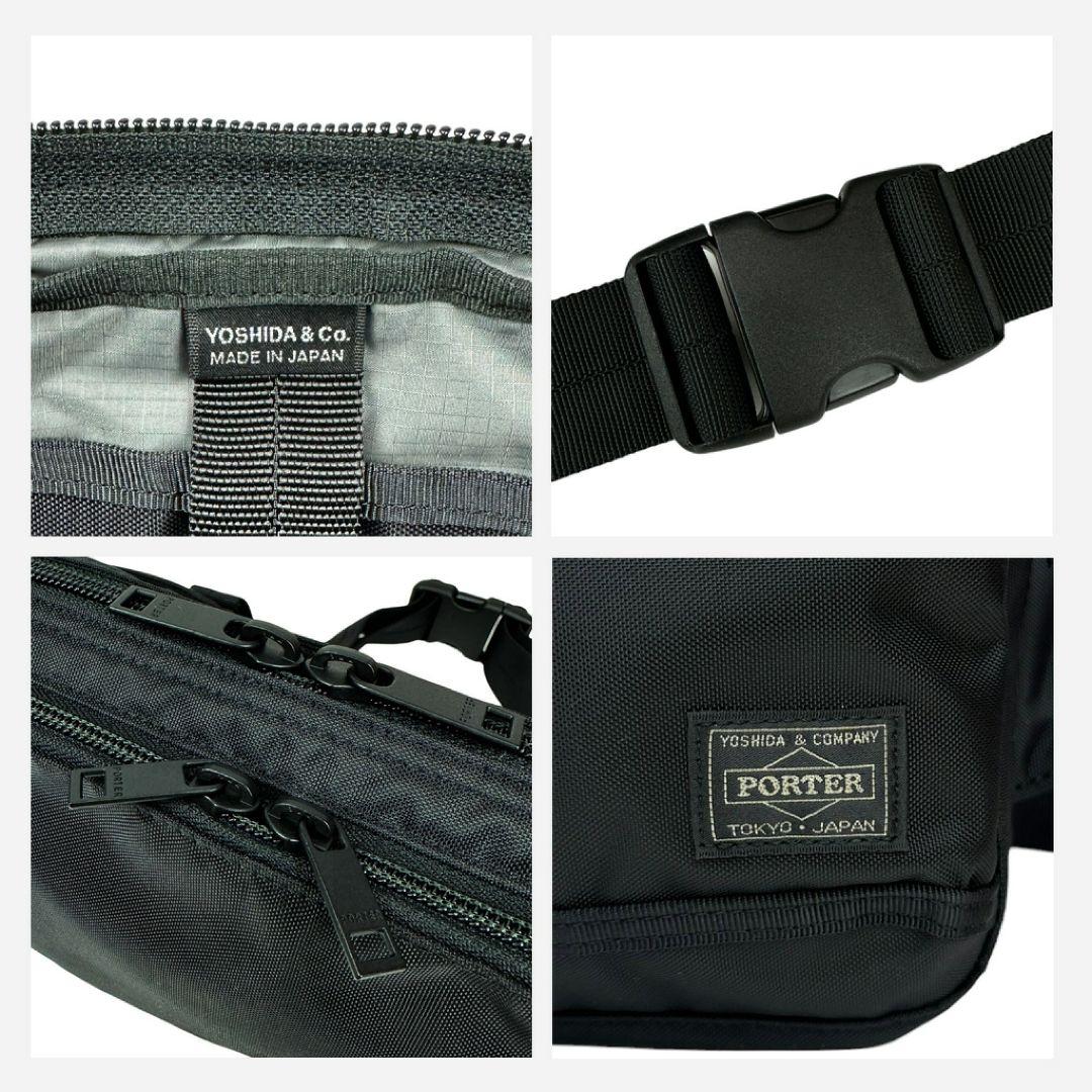 やまP【美品】PORTERフラッシュ ボディバッグ・ウエストポーチ