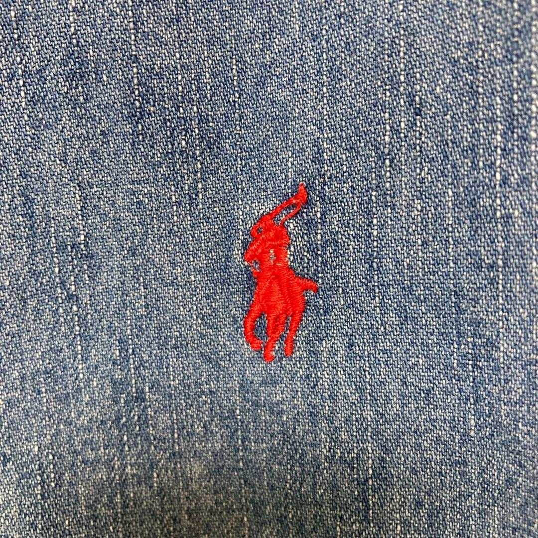 USA製 90年代 ポロ　ラルフローレン デニム スイングトップ メンズ