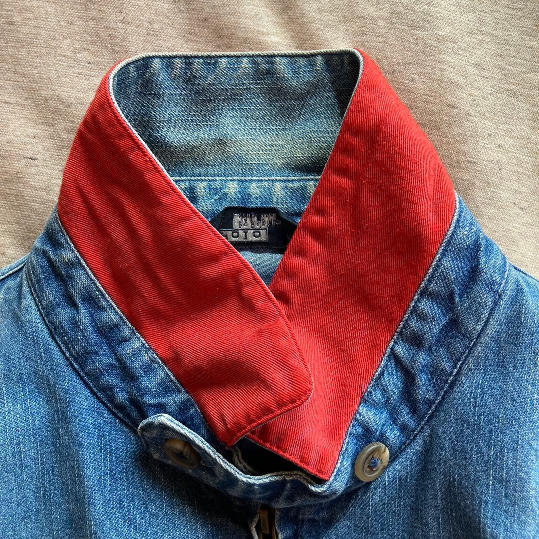 USA製 90年代 ポロ　ラルフローレン デニム スイングトップ メンズ