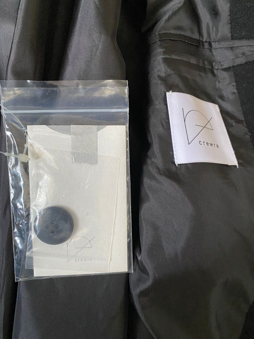 再値下げcrewre クルーレ　カスタムメルトンマキシコート　サイズ３