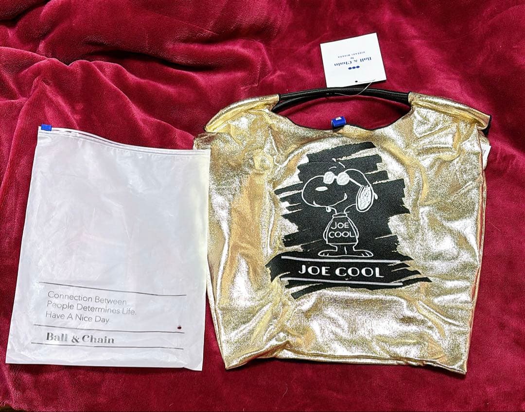 【正規品】⭐︎名古屋限定⭐︎ボールアンドチェーン スヌーピー　サイズM ゴールド