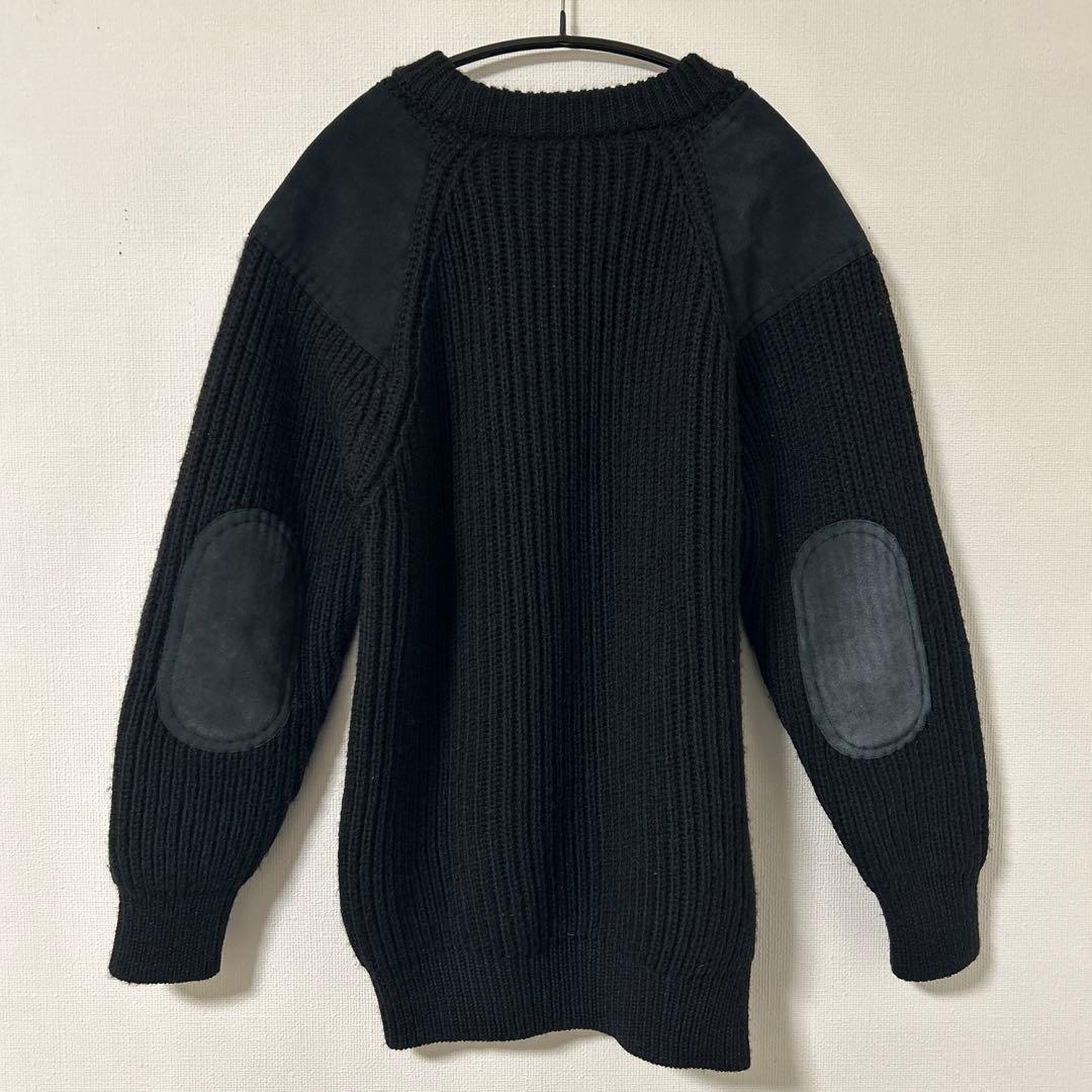 COMOLI x BLACK SHEEP コモリ ガンパッチ ニット 18AW