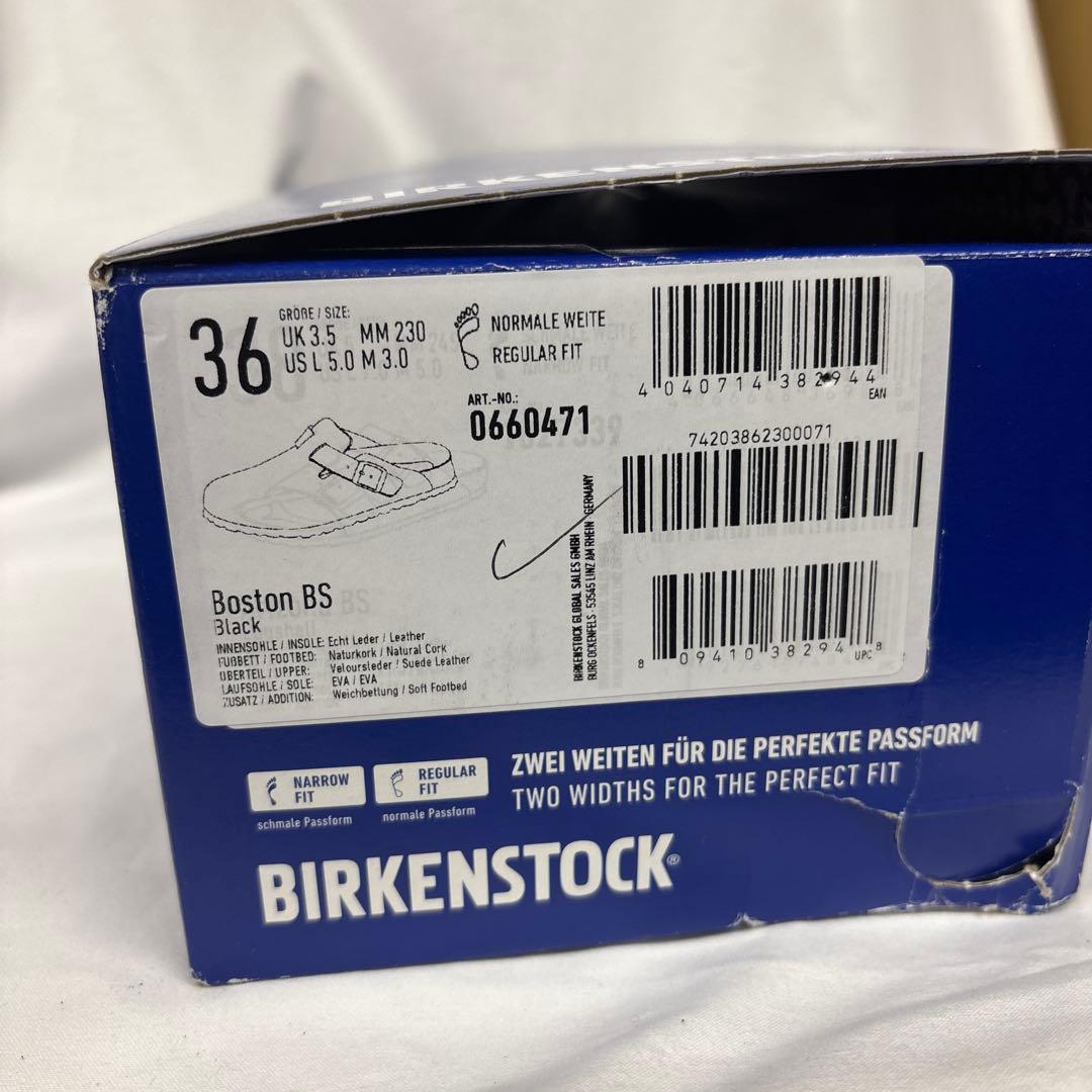 BIRKENSTOCK Boston BS ブラック サボサンダル