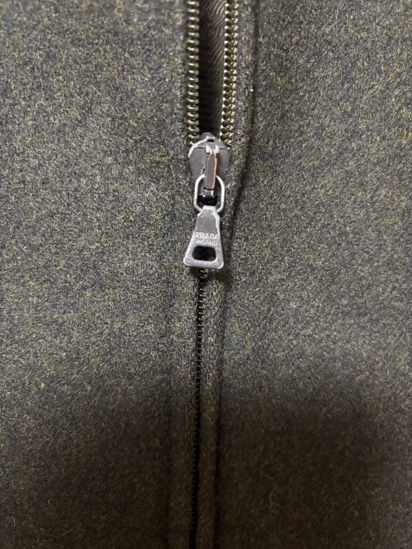 PRADA 1998AW ジップアップジャケット ダークグレー