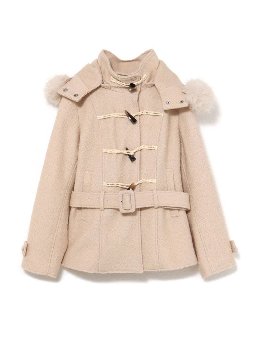 andmary ♡ Nicole fur belt jacket