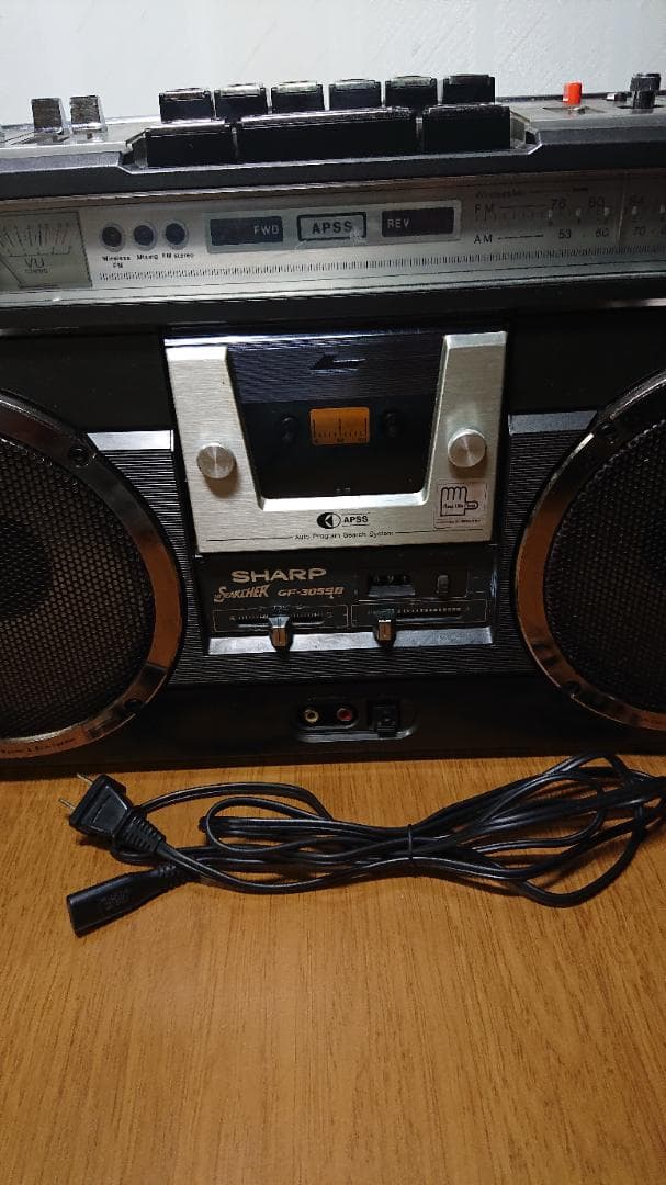 SHARP GF-305SB 昭和レトロ ラジカセ