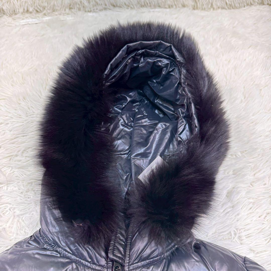 極美品✨ デュベティカ kappa ダウンコート 黒 フォックスファー 40 L