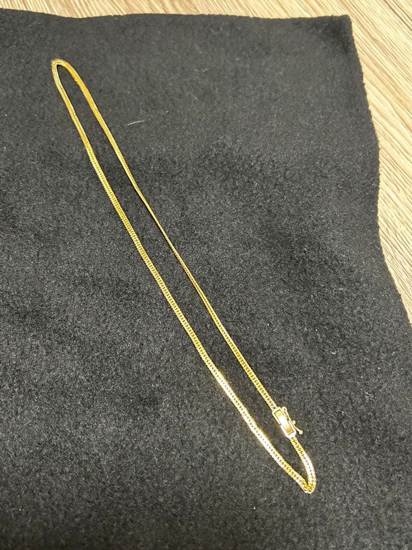 18金 6面W 喜平ネックレス 45cm 9.2g