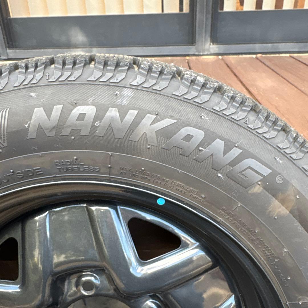 【年末値引き】ジムニー　スタッドレスタイヤ　純正スチールホイール４本セット