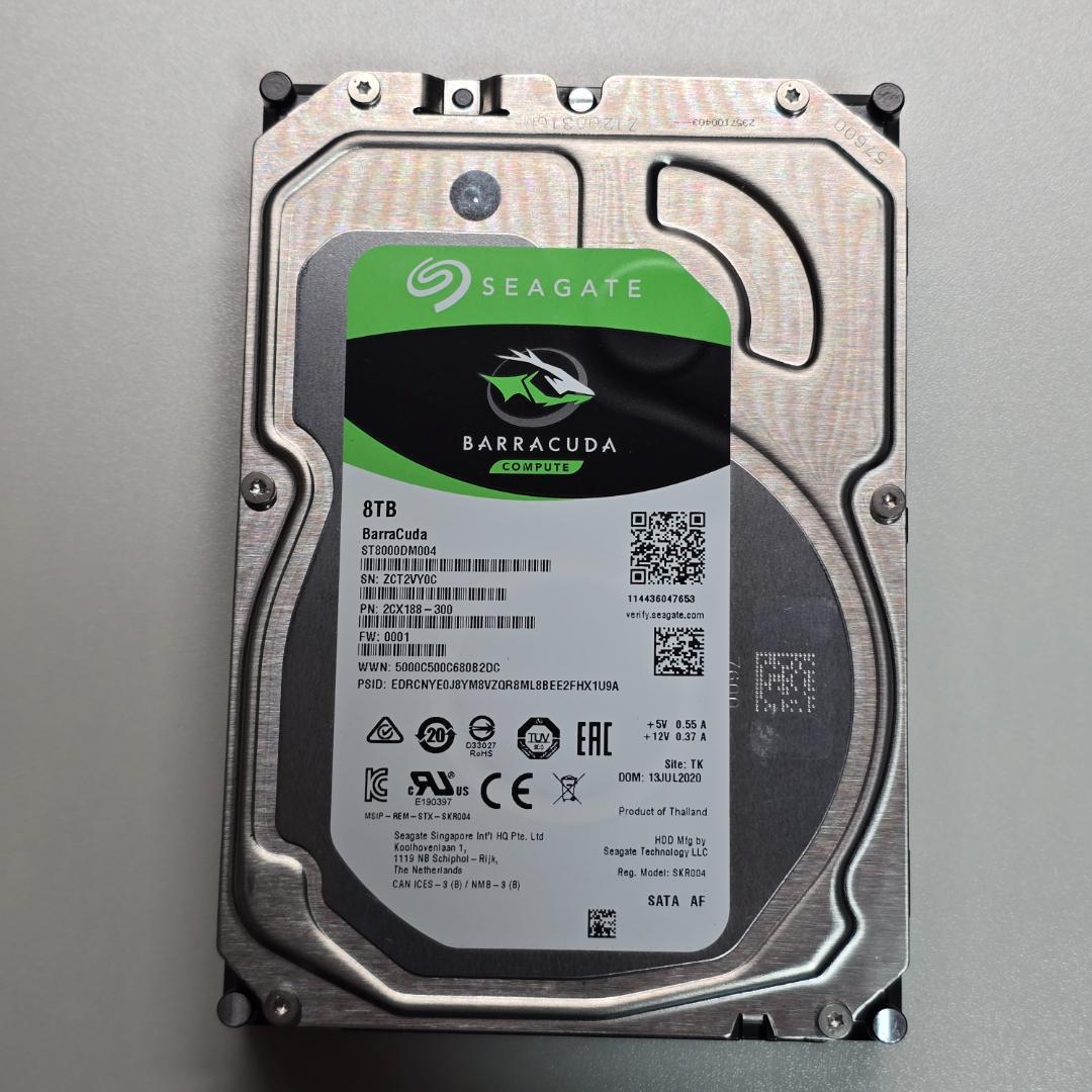 Seagate Barracuda ST8000DM004 8TB ①