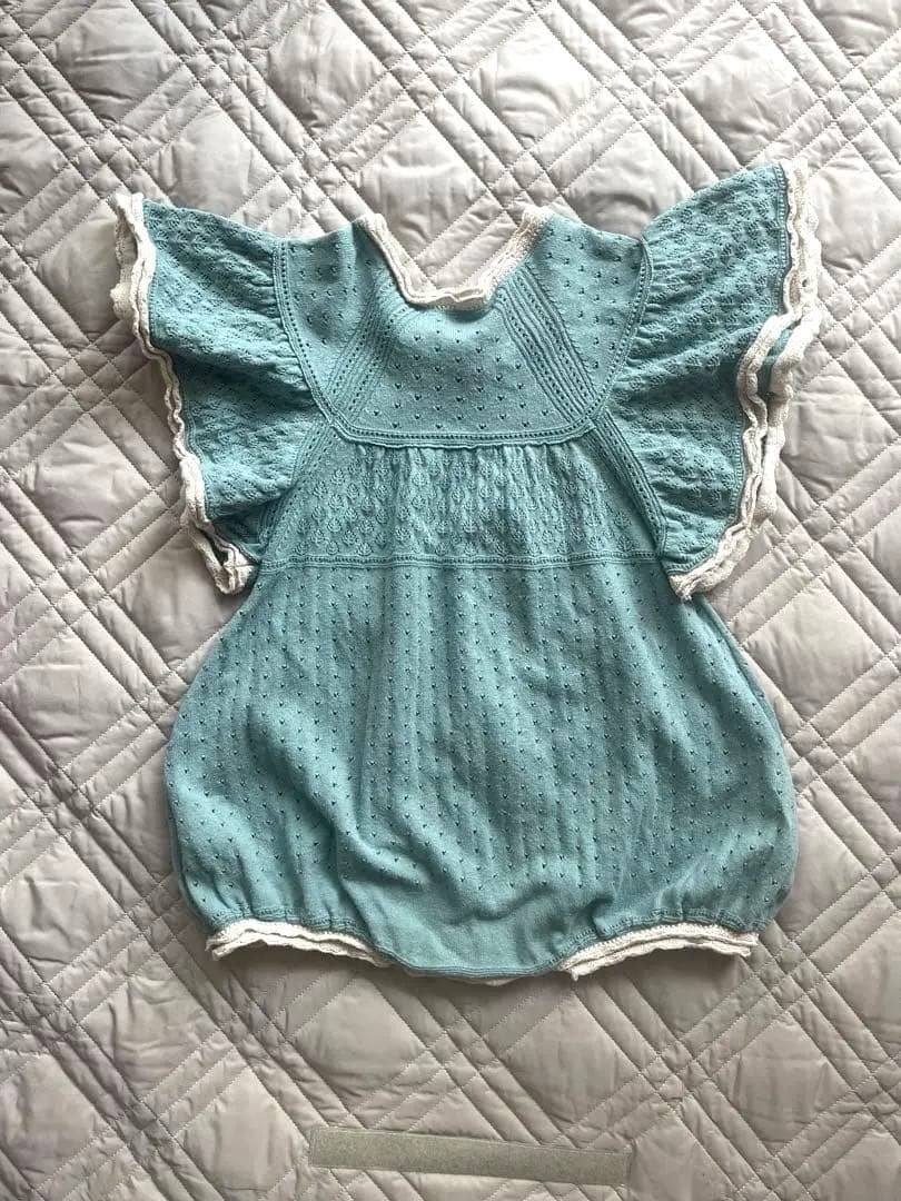 Mabliニットロンパース　2y