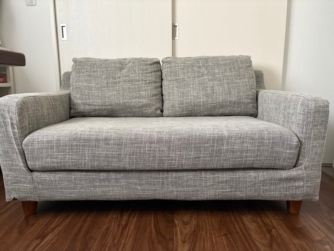 Ｂ-COMPANY 2人掛けソファ グレー