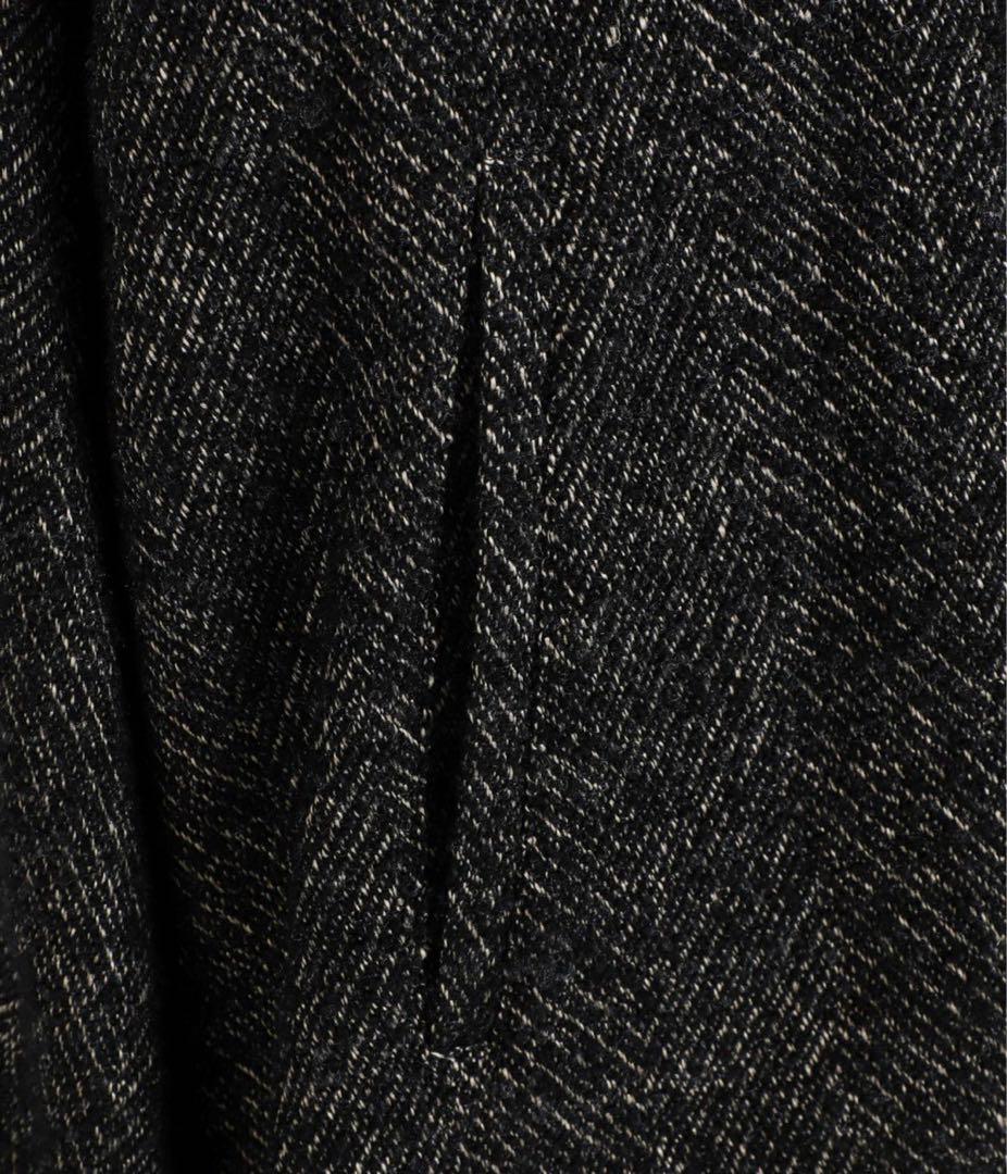 ダ*ン様 新品 YOKE TWEED STAND COLLAR ZIP BLOU