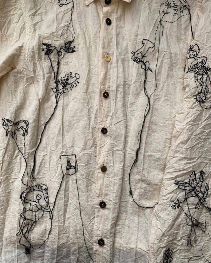 【極希少・新品】ARCHIVIO J.M.Ribot オールハンドステッチシャツ