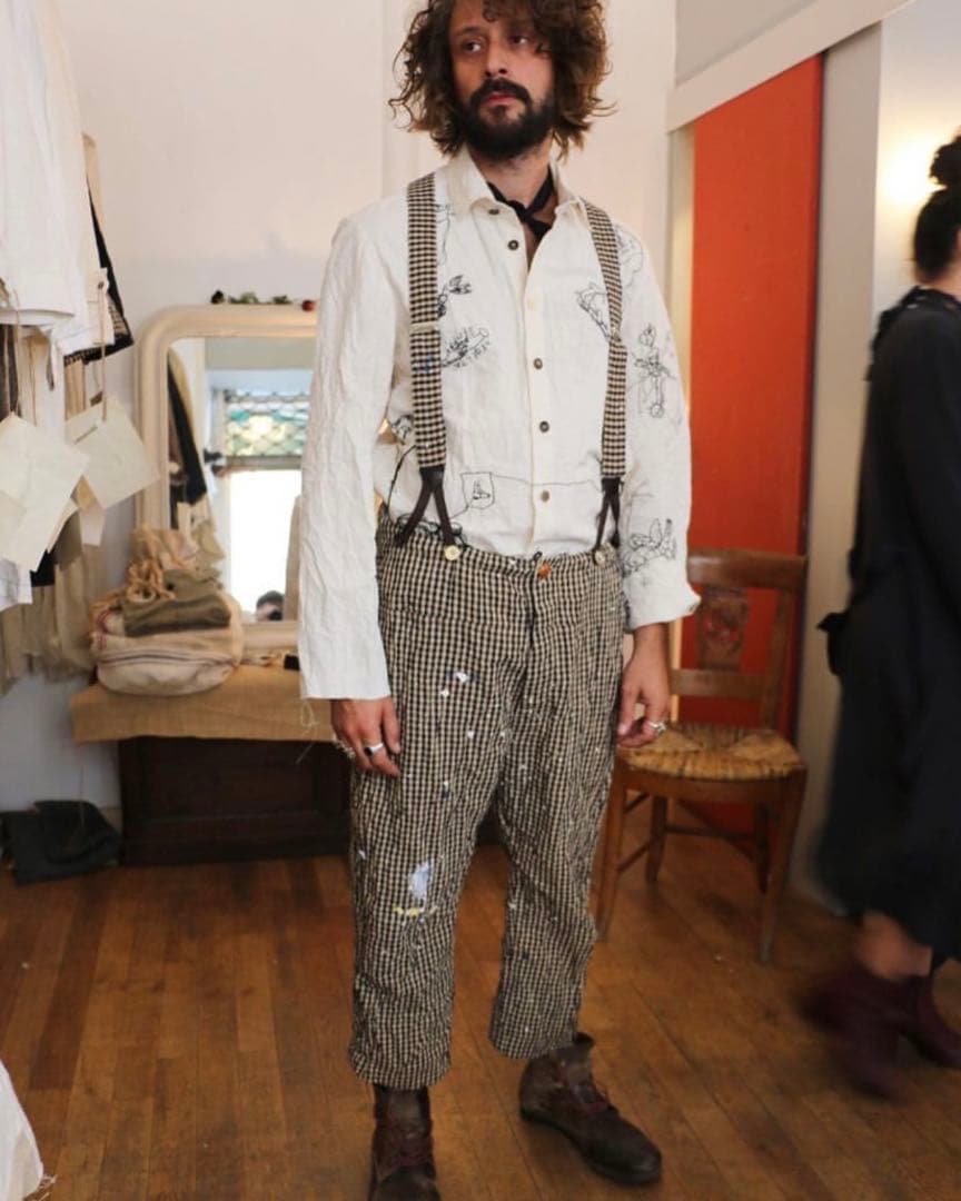 【極希少・新品】ARCHIVIO J.M.Ribot オールハンドステッチシャツ