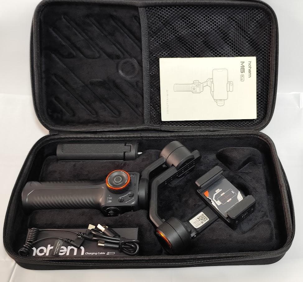 hohem M6 スマートフォンスタビライザー