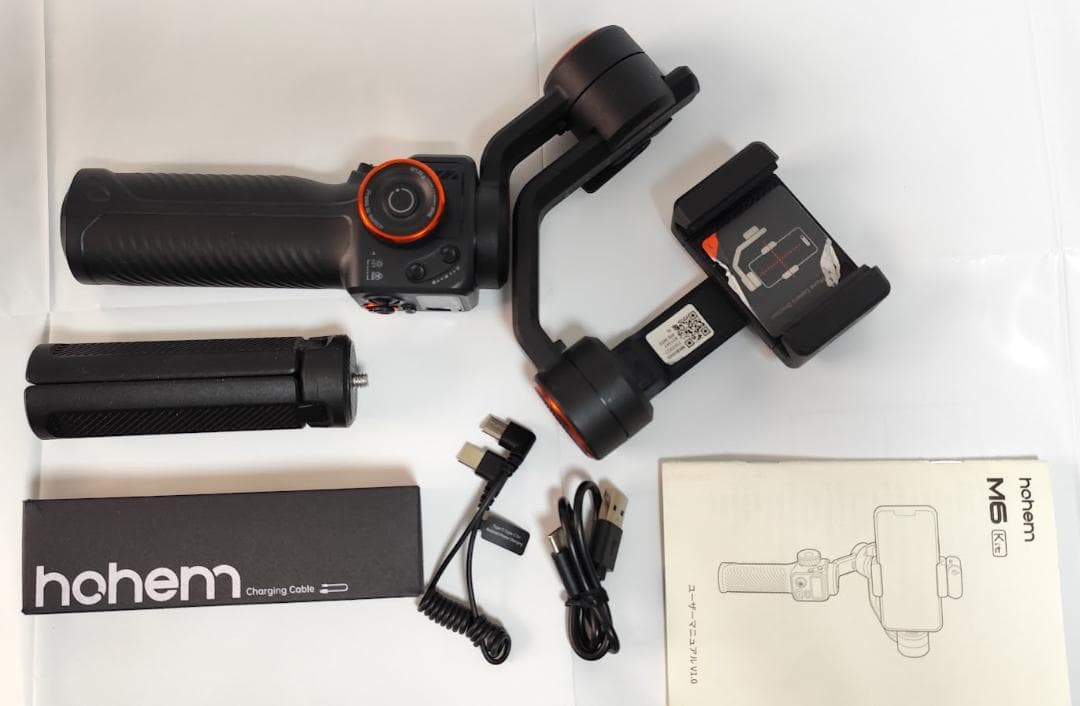 hohem M6 スマートフォンスタビライザー