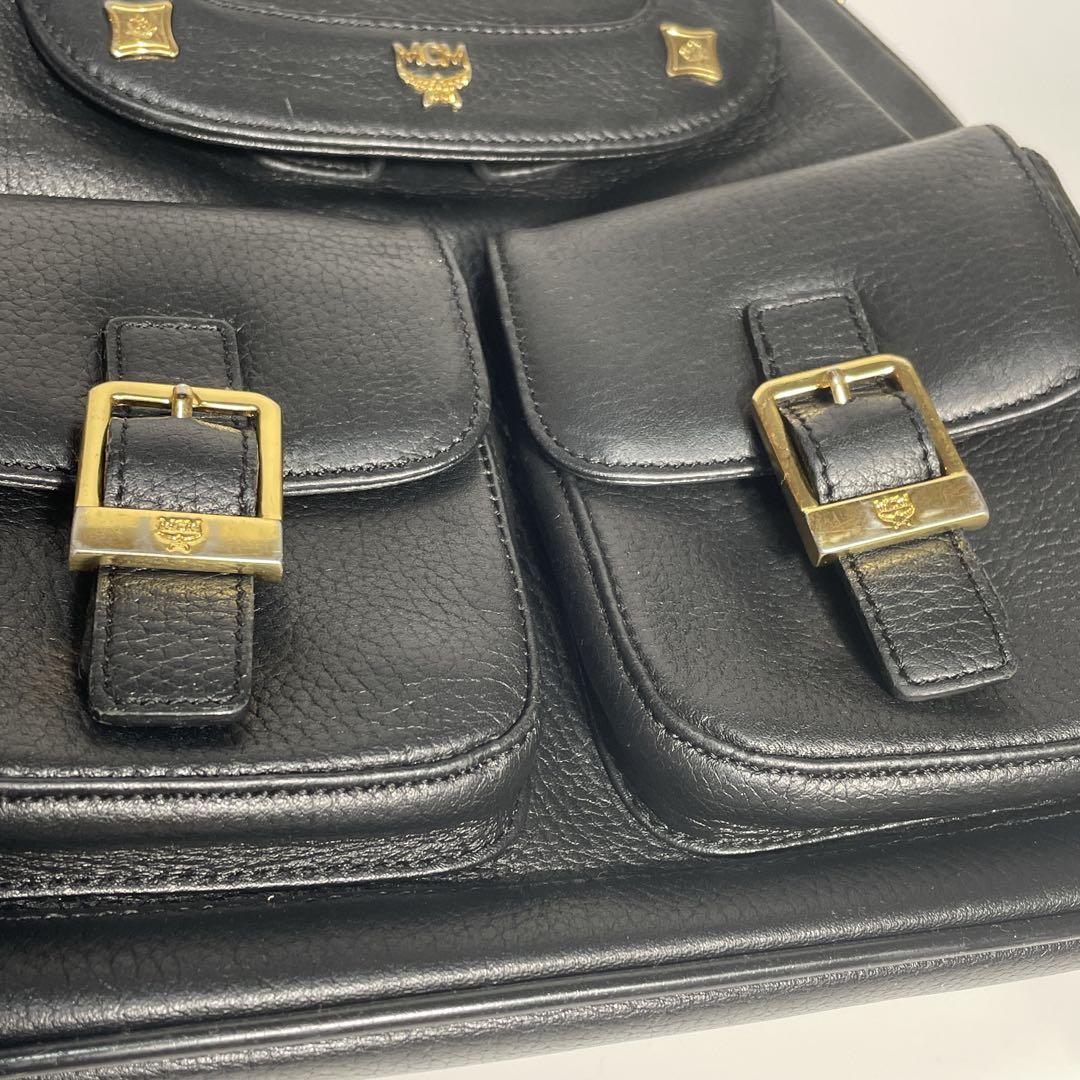 MCM エムシーエム　バックパック　リュックサック 鞄　レザー