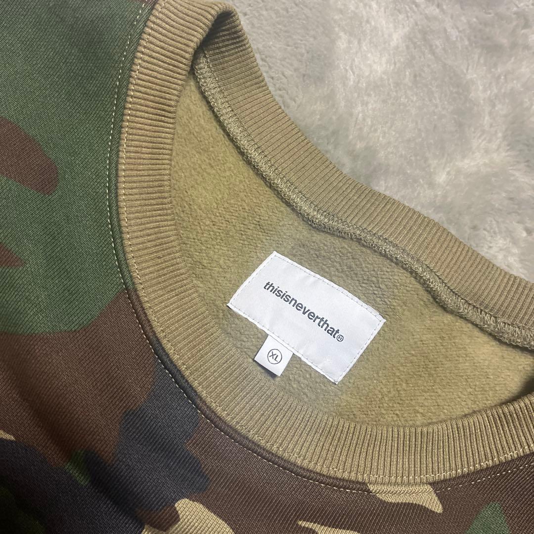 thisisneverthat カモフラージュ トレーナー