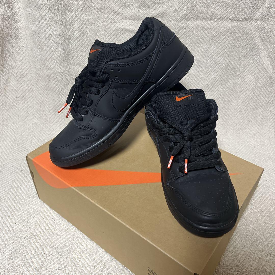 靴 NIKE SB DUNK LOW PRO ISO \"Triple Black\"