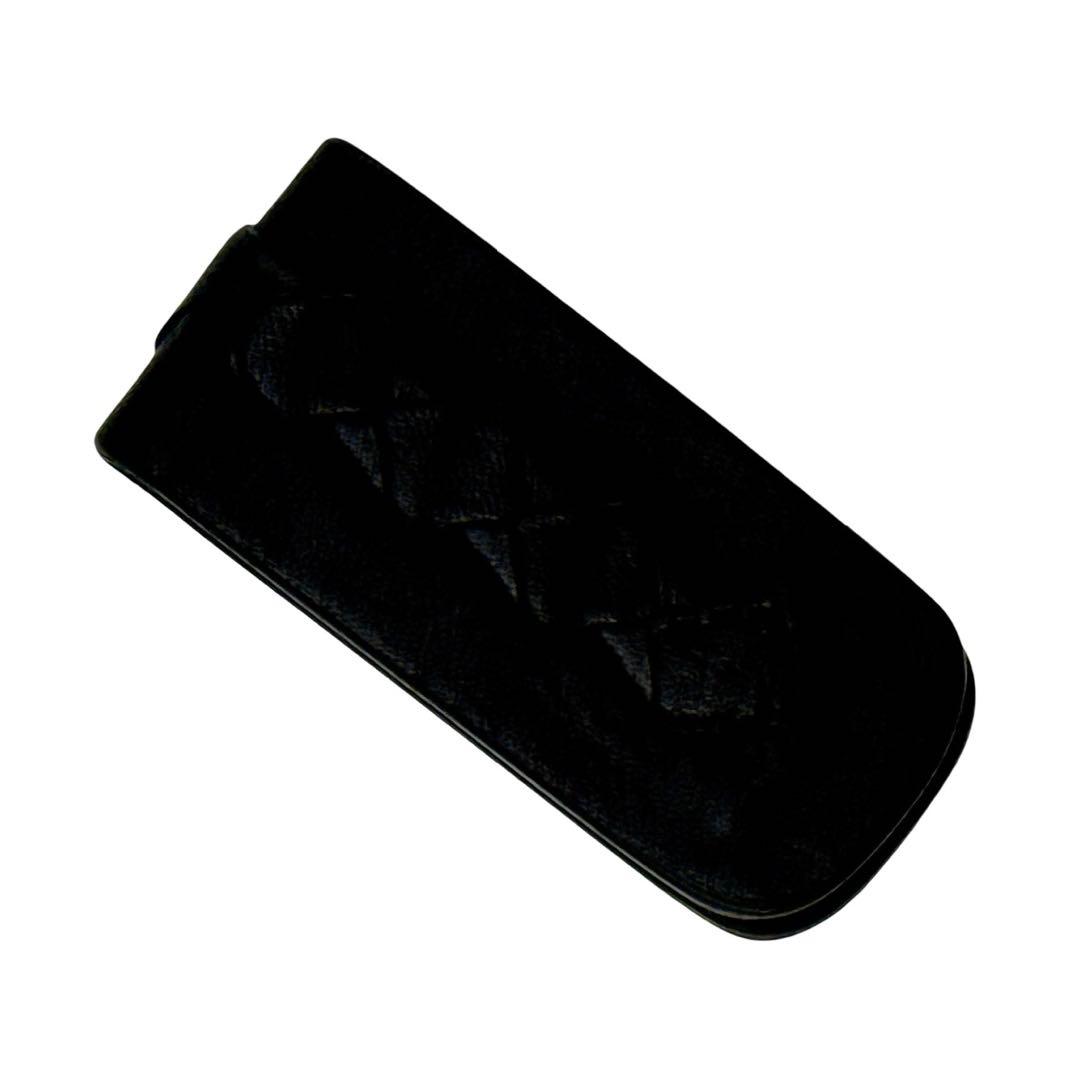 ボッテガ ヴェネタ イントレチャート マネークリップ 財布 レザー ブラック