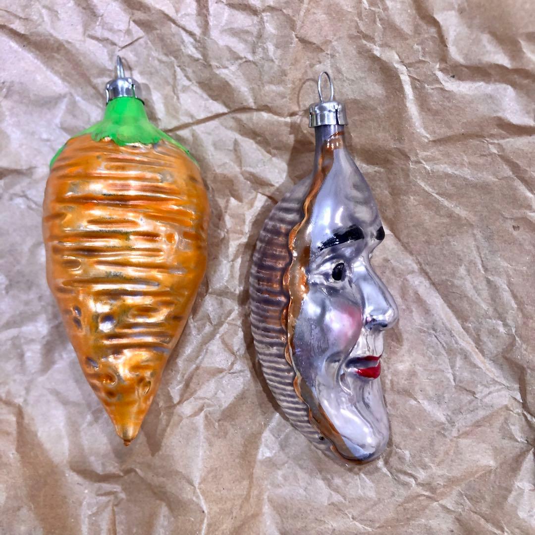 アスティエ　ガラスオーナメント　３点　ドイツ　クリスマスオーナメント